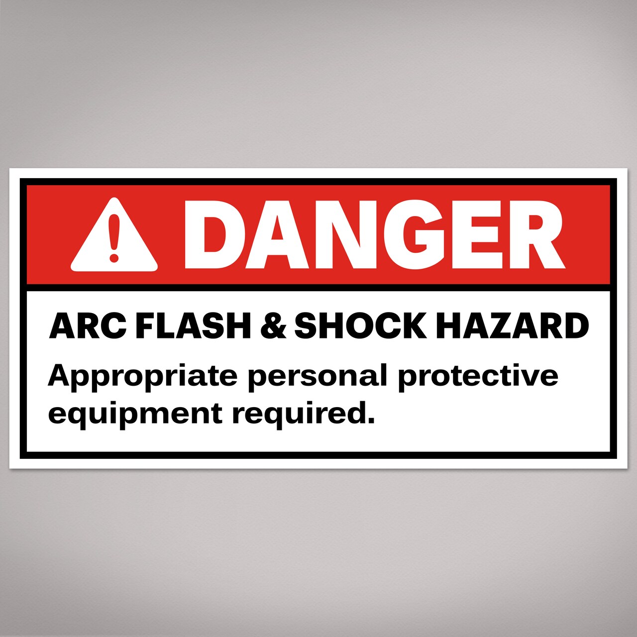 Avery Arc Flash/Danger Labels, Waterproof, UV Resistant, Preprinted, 2" x 4", 20 Warning Decal Labels